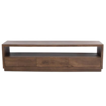 Giga Meubel - Tv-meubel Donker Mangohout - 180x40x50cm - Luxurious Bruin