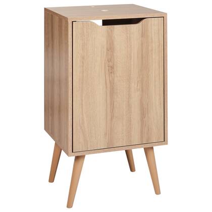 Beliani - JUNIN - Wastafelkast - Licht - 45 x 80 cm - MDP Bruin