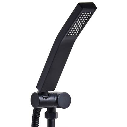 Beliani - AMBORO - Handdouche - Zwart - Messing
