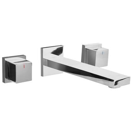Beliani - PAILON - Wandgemonteerde mengkraan - Zilver - Messing