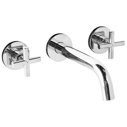 Beliani - KAIETEUR - Wandgemonteerde mengkraan - Zilver - Messing