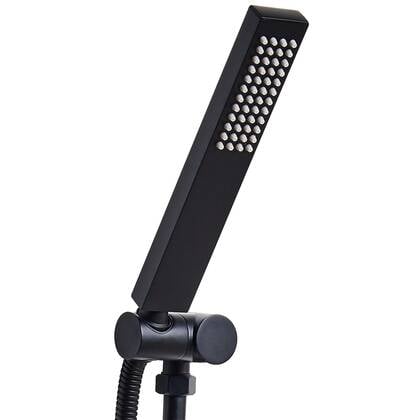 Beliani - TABACAL - Handdouche - Zwart - Messing