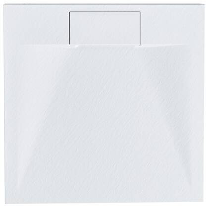 Beliani - AZZURRO - Douchebak - Wit - 80 x 80 x 3 cm - SMC (kunststof)