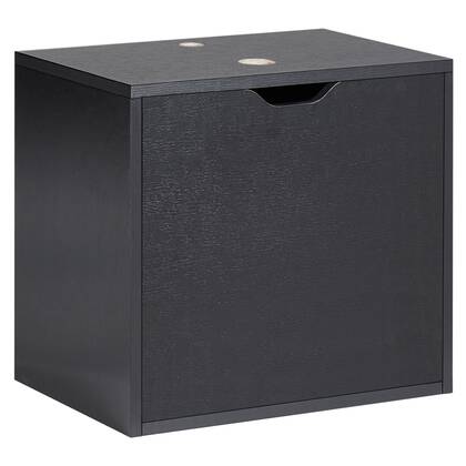Beliani - SUZANO - Badkamermeubel - Zwart - 44 x 40 cm - MDF