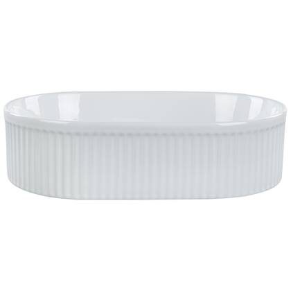 Beliani - GELDO - Wastafel - Wit - 49 x 31 cm - Keramiek