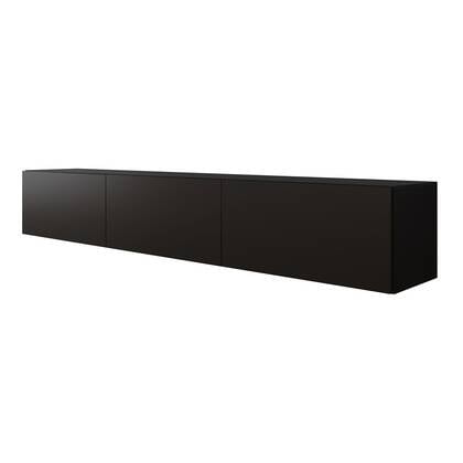 Meubella - TV-Meubel Bonzo - Mat Zwart - 180 cm