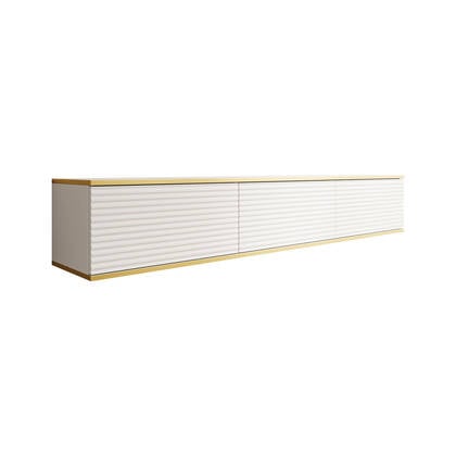 Meubella - TV-Meubel Orleans 2 - Wit - 175 cm