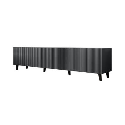 Meubella - TV-Meubel Vintar - Antraciet - 200 cm