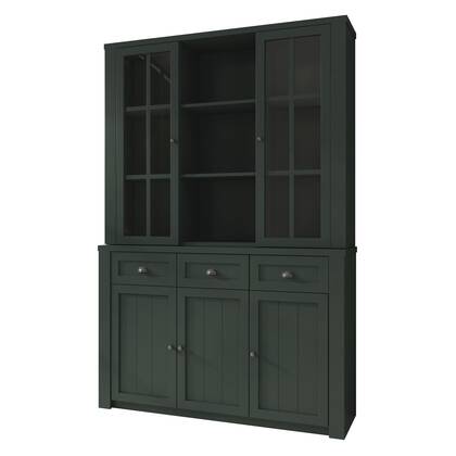 Meubella - Buffetkast Parello 7 - Groen - 130 cm