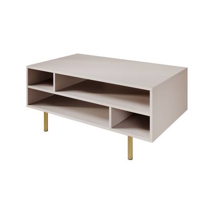 Meubella - Salontafel Nicola - Beige - 100 cm