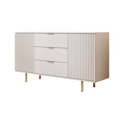 Meubella - Dressoir Nicola - Beige - 150 cm