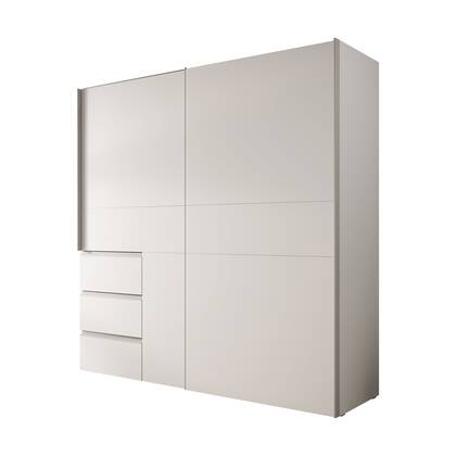 Meubella - Kledingkast Walter - Wit - 200 cm