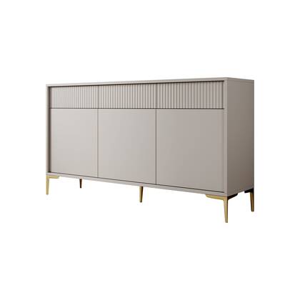Meubella - Dressoir Five - Beige - 152 cm