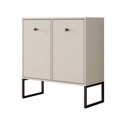 Meubella - Dressoir Lyndall - Beige - 77 cm