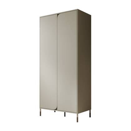 Meubella - Kinderkledingkast Hill - Beige - 92 cm