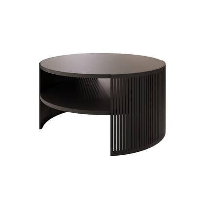 Meubella - Salontafel Fender - Zwart - 75 cm