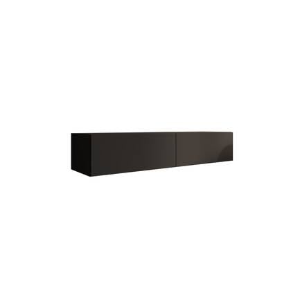 Meubella - TV-Meubel Palm - Mat - 160 cm Zwart