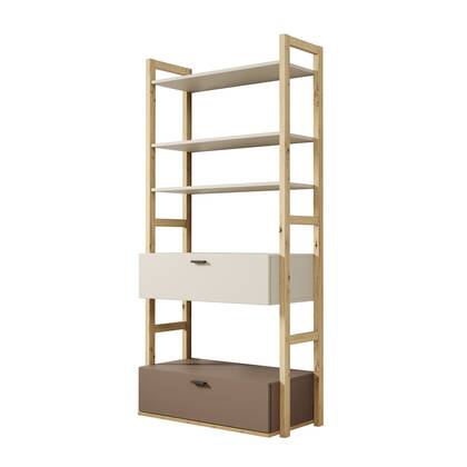 Meubella - Kinderboekenkast Livingston - Beige - 85 cm