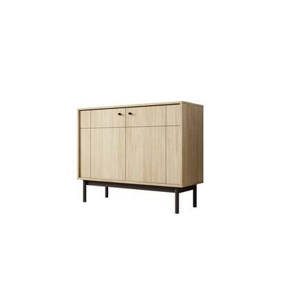 Meubella - Dressoir Jules - Eiken - 104 cm Bruin