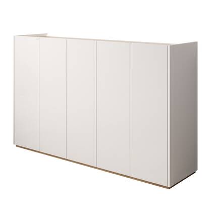 Meubella - Schoenenkast Encore - Wit - 156 cm