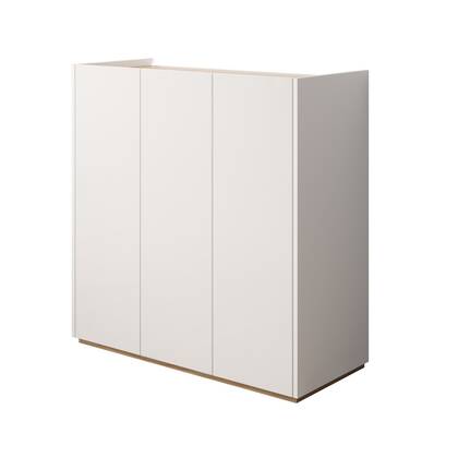 Meubella - Schoenenkast Encore - Wit - 95 cm