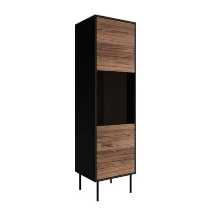 Meubella - Vitrinekast Cordoba - Eiken - 53 cm Bruin