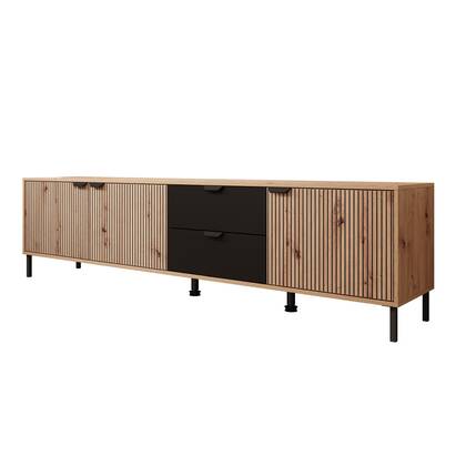 Meubella - TV-Meubel Malaika - Eiken - 208 cm Bruin