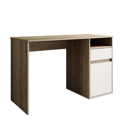Meubella - Bureau Babot - Eiken 2 - 120 cm Bruin