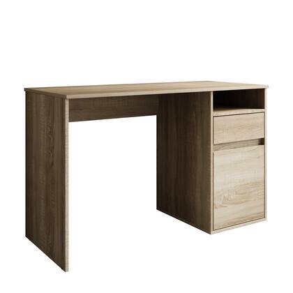 Meubella - Bureau Babot - Eiken 1 - 120 cm Bruin