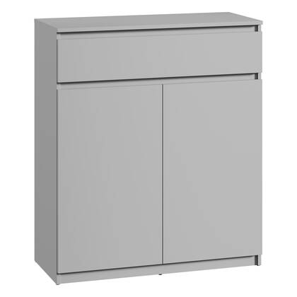 Meubella - Schoenenkast Santiago - Grijs - 92 cm - Met lade