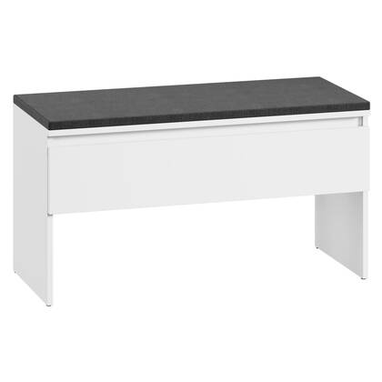 Meubella - Schoenenkast Santiago - Wit - 92 cm - Met klep