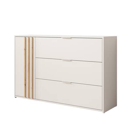 Meubella - Dressoir Franklin - Wit - 125 cm