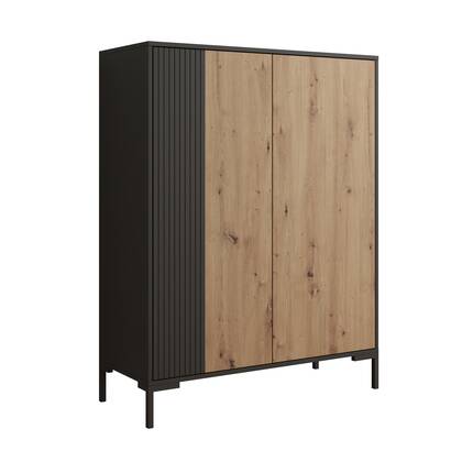 Meubella - Dressoir Molina - Eiken - 100 cm Bruin