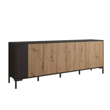 Meubella - Dressoir Molina - Eiken - 200 cm Bruin
