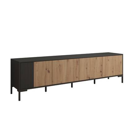 Meubella - TV-Meubel Molina - Eiken - 200 cm Bruin