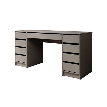 Meubella - Bureau Avio 2 - Antraciet - 154 cm