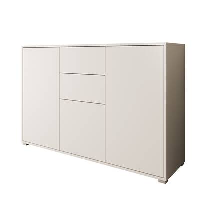Meubella - Dressoir Gideon - Wit - 141 cm