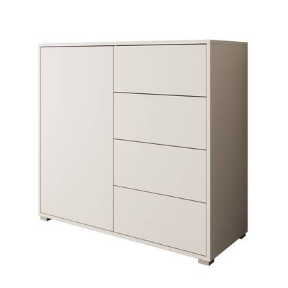 Meubella - Dressoir Gideon - Wit - 100 cm