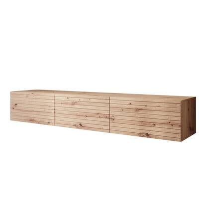 Meubella - TV-Meubel Blitz - Eiken - 192 cm Bruin