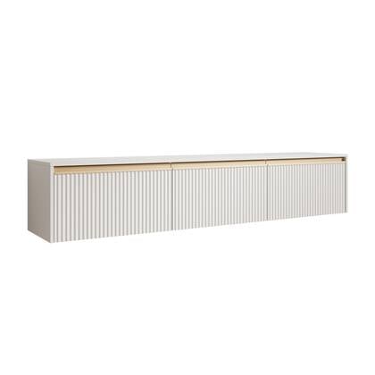 Meubella - TV-Meubel Remy - Wit - 182 cm