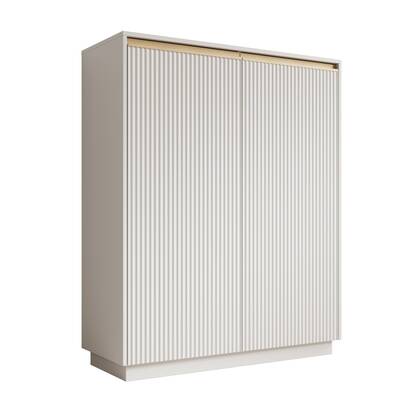 Meubella - Dressoir Remy 2 - Wit - 104 cm