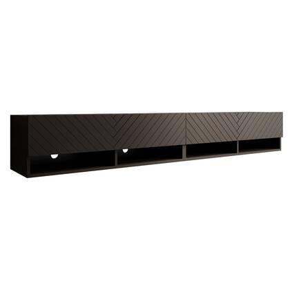 Meubella - TV-Meubel Asino - Zwart Visgraat - 200 cm