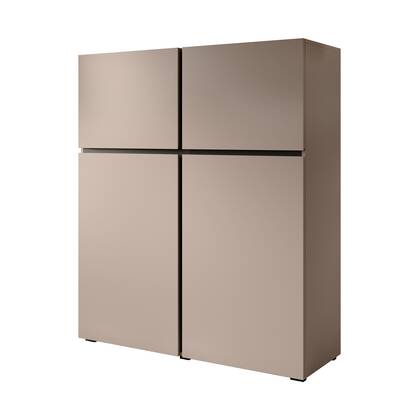 Meubella - Dressoir Cainan - Beige - 119 cm - Hoog