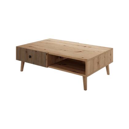 Meubella - Salontafel Bali - Eiken - 102 cm Bruin