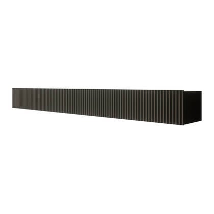 Meubella - TV-Meubel Pepinos - Mat - 300 cm Zwart