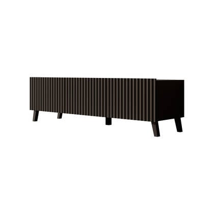 Meubella - TV-Meubel Pepinos 2 - Mat - 150 cm Zwart