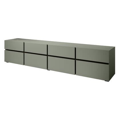 Meubella - TV-Meubel Cainan - Groen - 225 cm