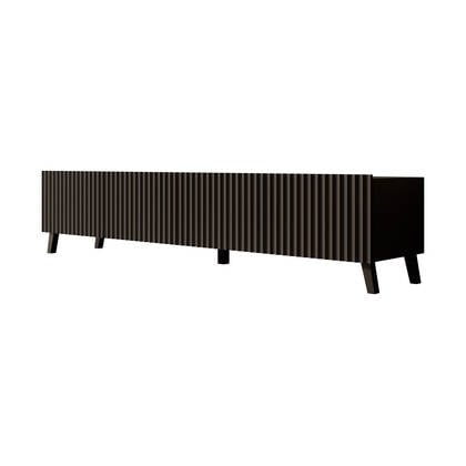 Meubella - TV-Meubel Pepinos 2 - Mat - 200 cm Zwart