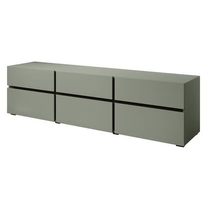 Meubella - TV-Meubel Cainan - Groen - 180 cm