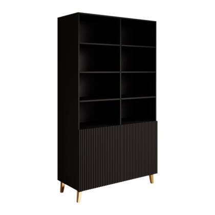 Meubella - Boekenkast Palamos - Mat - 100 cm Zwart
